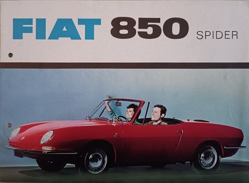 Fiat 850 spider - spider, promotion