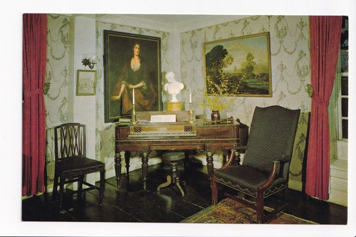 Vintage postcard house - vintage, of