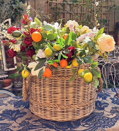 Large wicker basket - basket, with