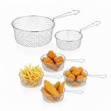 Round Frying Baskets Wire Mash