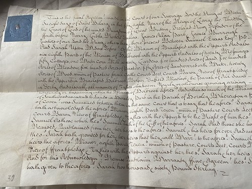 Antique george iii agreement - antique,
