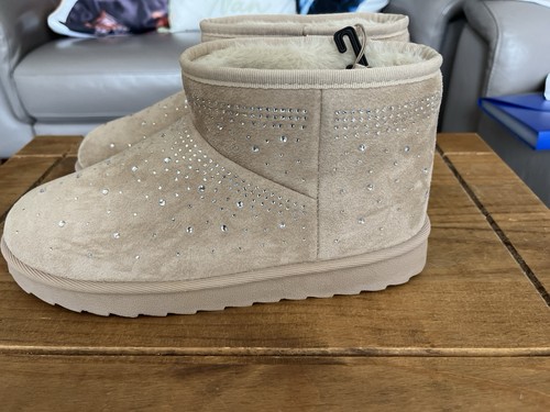 New primark faux suede ankle - new,