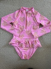 M&S Girls Pink Heart Long