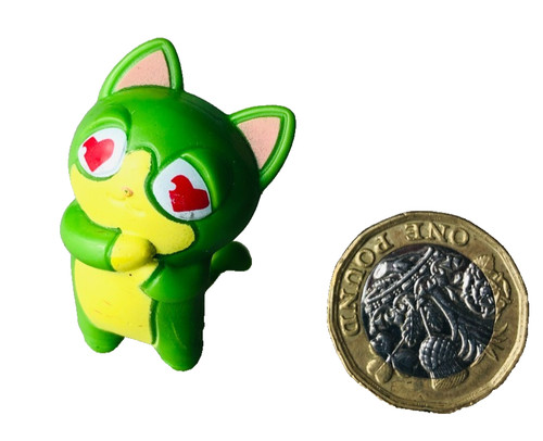 Action figure toy green cat - action,