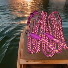 Driving Reins Pink And Yellow