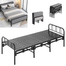 Folding Single Bed Metal Frame
