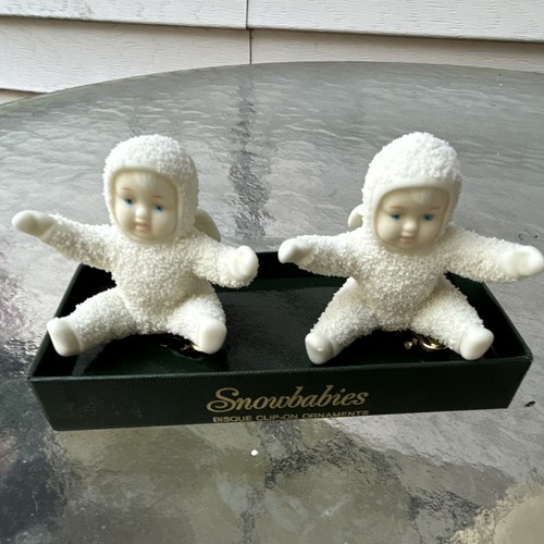 Snowbabies bisque clip - bisque, clip-on