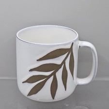 Fox And Ivy Wax Resist Leaf Print Mug