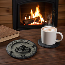 Set of 4, Slate Drink Coasters