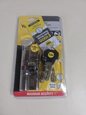 Yale Anti-Snap 3 Star Euro Thumbturn Cylinder, High Security, Nickel Finish, ...