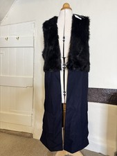 Zara Woman Fur Trim Longline