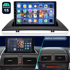 Car Stereo Apple CarPlay For BMW X3 E83 2004-2012 Android 15 Radio GPS WiFi RDS