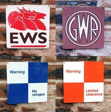 Metal Railway Signs | British