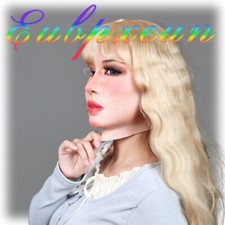 Realistic Silicone Female Face Mask Crossdresser Head Mask For women For Cosplay