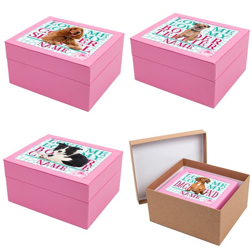 Personalised memory box dog - personalised,