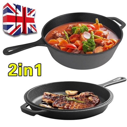 Cast iron casserole dish pot - casserole,