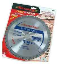 2 x  10" TCT BLADE 254 mm SAW CUTTING DISCS 40 60 TEETH 30mm BORE NEILSEN CT2521