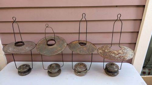 Lot antique kerosene oil - 4,