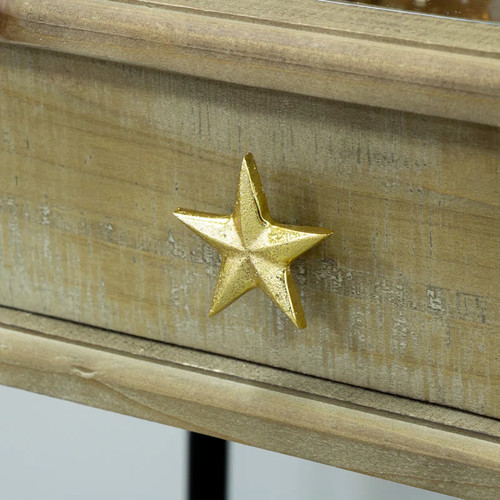 Gold star drawer knob - drawer,
