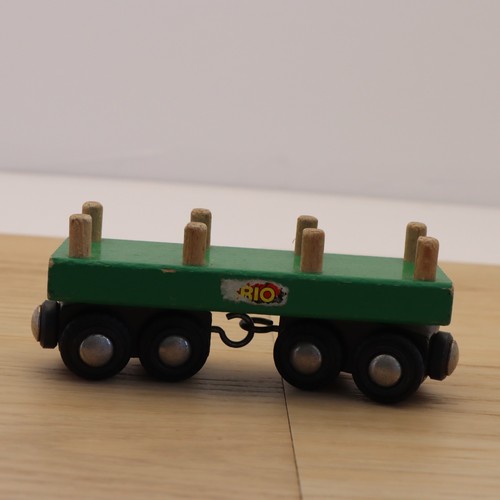 Wooden train track brio green - track,