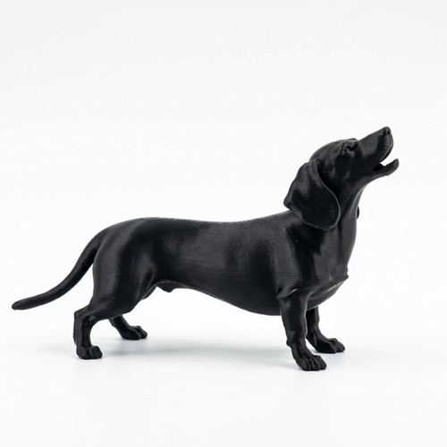 Howling dachshund dog figurine - dachshund,