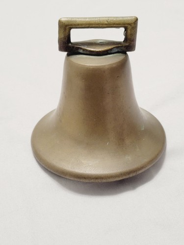 Solid brass cow - brass, bell