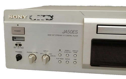 Sony mds ja50es minidisc deck - sony,