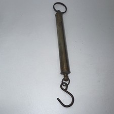 Vintage SALTER Brass Spring