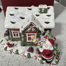 Villeroy And Boch Santa’s Decolights T-Lights Christmas Cottage