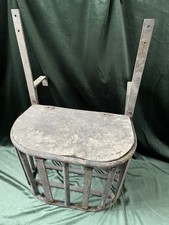 Vintage galvanised hay rack - hay,