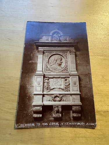 Postcard memorial to - -,