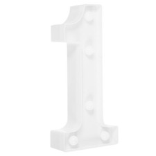  Light up Number 1 LED Decorative Light Number LED Light for Party Bedroom