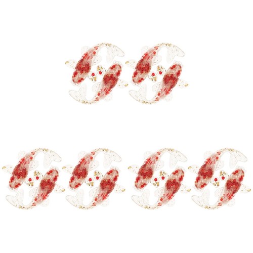 12pcs red crystal - red,