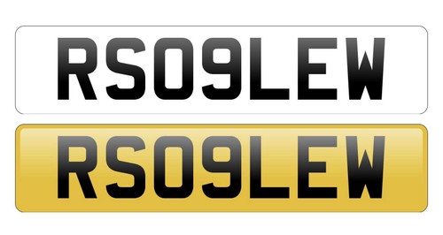 Private registration number - rs,