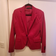 Ladies Zara Red Blazer UK Size