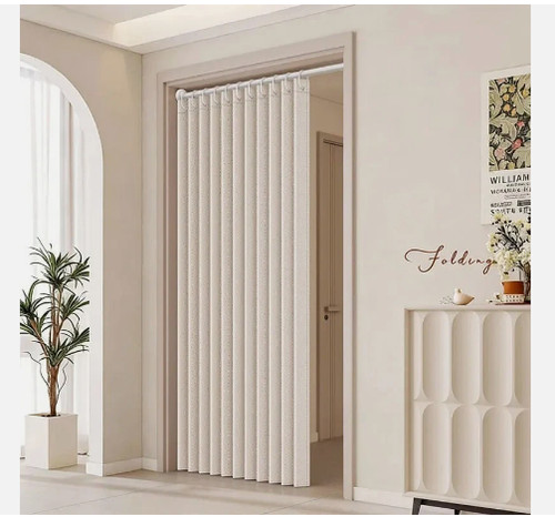 Pvc folding door oak - pvc,