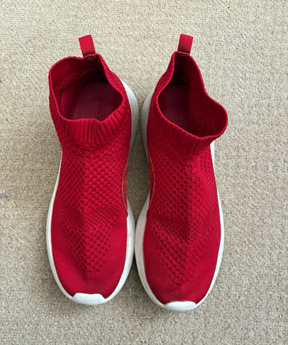 Zara red slip - red, knit