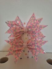 Handmade Hair Bow Clips Medium Girls Baby Spanish Gypsy Romany Style Gift School