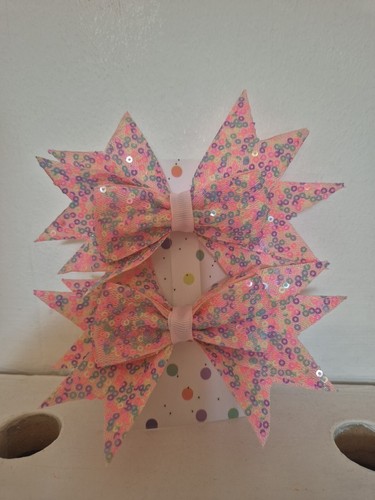 Handmade hair bow clips medium - hair,