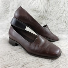 EASY SPIRIT Anti-Gravity Brown Leather Casual Dress Work Shoes Womens Size 7.5