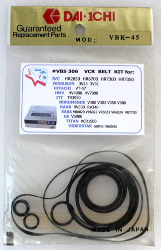 Vcr belt kit - belt, for