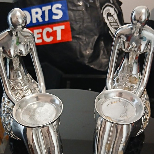 Silver polished metal - polished, figure