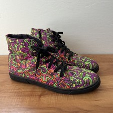Space Tribe Canvas High Top