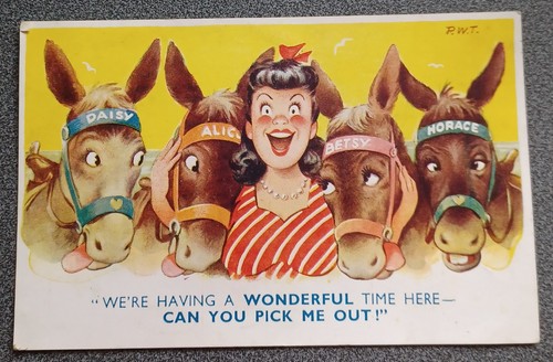 Vintage seaside comic - seaside, bamforth