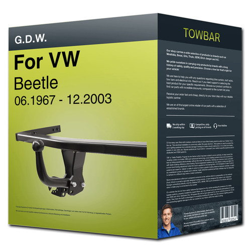 Towbar fixed for beetle - towbar,