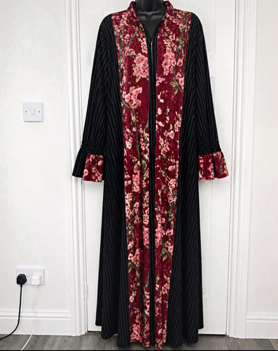 Womens black burgundy velvet - burgundy,