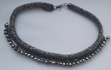 Ladies chunky metal Costume Jewellery necklace 