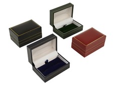 Luxury Faux Leather Cufflink