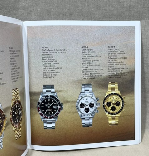 Rolex 1984 catalogue - 1984, spanish