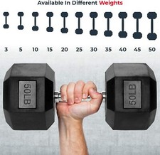 Iron Crush Hex Dumbbells -